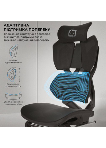 Кресло Xallking X5C Mesh Black (X5C-301) Sihoo (358884132)