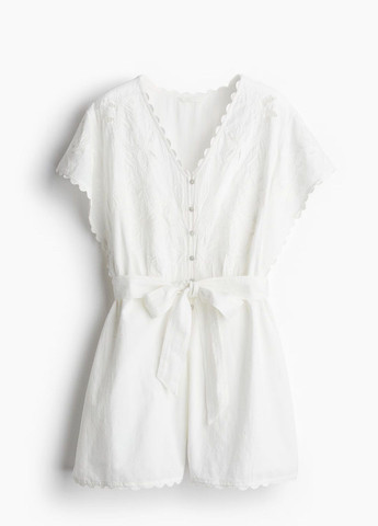 Комбинезон H&M цветочный белый