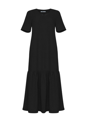 Черное кэжуал платье avit Garne однотонное
