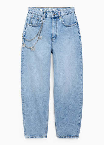 Широкі джинси з ланцюжком C&A - (293752840)