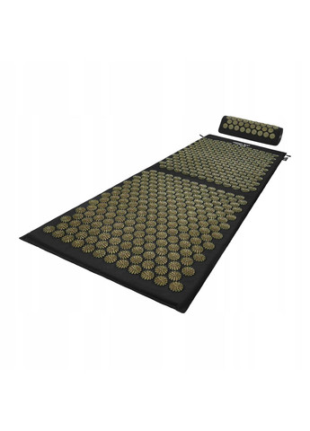 Килимок акупунктурний з валиком Classic Mat XL Аплікатор Кузнєцова Black/Gold (P-5907739315052) 4FIZJO (301733426)
