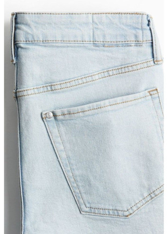 Чоловічі джинсові шорти Slim Fit (57027) W30 Блакитні H&M (292784492)