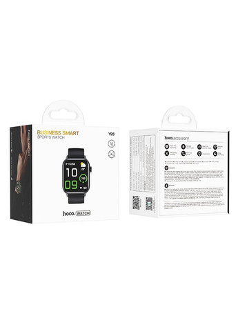 Смарт-годинник Y26 Smart sports watch (call version) Black Hoco (372474704)
