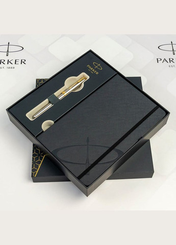 Набір SONNET Stainless Steel GT FP F пір'яна ручка + блокнот 84 111b24 Parker (316518540)