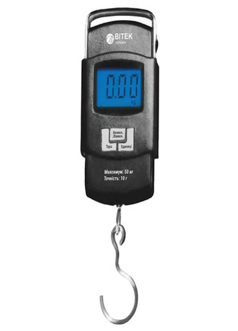 Електронні ваги-кантер Portable Electronic Scale BT-603 господарські до 50 кг Чорний VTech (306853322)