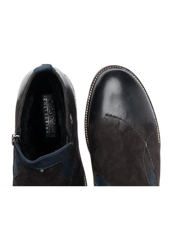 Серые зимние ботинки 7144101-б 45 цвет серый Carlo Delari