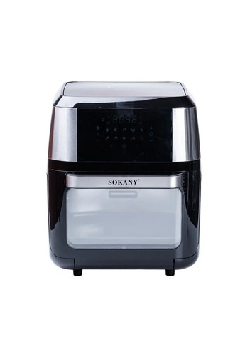 Аерофритниця безмасляна SK-ZG-802 12л електричний аерогриль з сенсорним керуванням, таймер 1800Вт Sokany (315816906)