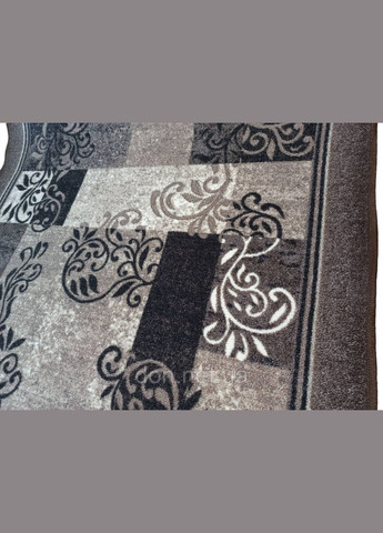 Килимова доріжка Fiori коричнева шириною 120 см (ціна за пог.м) Dinarsu (333034574)