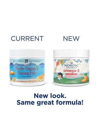 Омега 3 для дітей Omega-3 Gummy Fish Мандарин 30 жувальних таблеток Nordic Naturals (361116651)