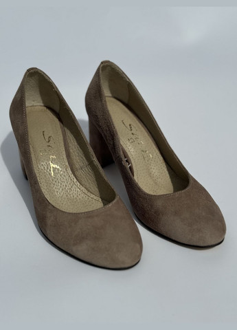 Sail Туфли бежевый з натуральный велюр, — (315487675)