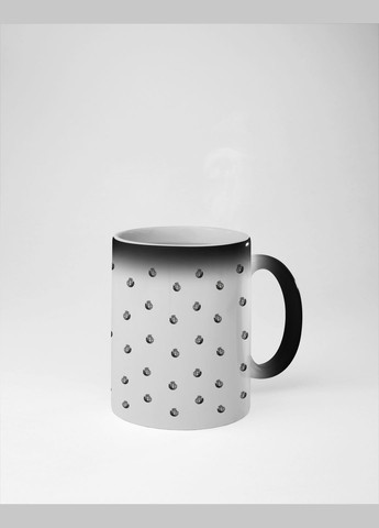 Чашка хамелеон керамическая с принтом "Бах" 330 мл No Brand (324262865)