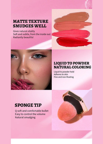 Рідкі матові рум'яна Matte Liquid Blush 05 7 мл Julystar (315424234)