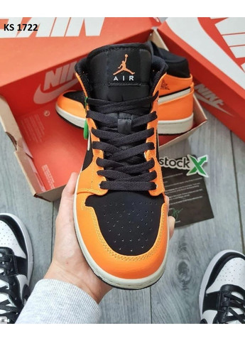 Цветные демисезонные кроссовки мужские nike air jordan 1 найк аир джордан No Brand