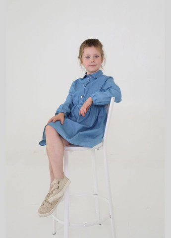 Синее платье детское Piccolo (298729181)