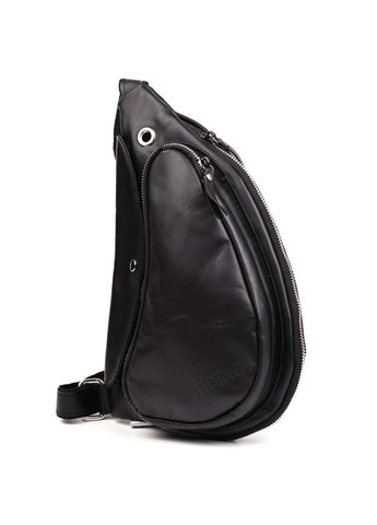 Кожаный рюкзак слинг tid3026GA черная наппа Tiding (315772240)