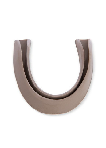 Капа боксерська одностороння (однощелепна) (термопластик, сірий) (MG-2-WT) Twins (361439217)