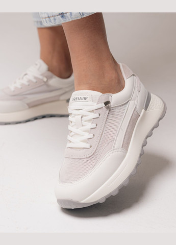 Кроссовки летние белые кожа сетка Lola Andy белые лето (317462572)