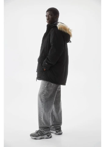 Парка зимова,чорний, Pull & Bear (373272367)