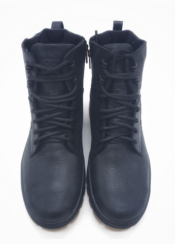 Черные осенние мужские ботинки зимние черные кожаные b-18-2 26 см(р) Botus