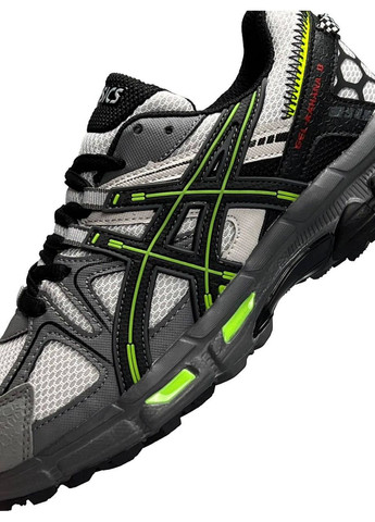 Сірі всесезонні кросівки жіночі asics No Brand Gel - Kahana 8 Grey Light Green
