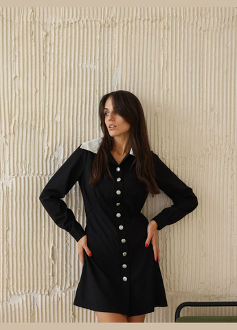 Чорно-білий сукня classic VESTGEN