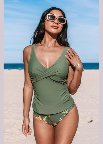 Зеленый летний купальник CUPSHE