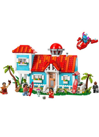 Конструктор Пляжний будинок Ліло та Стіч 43268 834 деталі No Brand (361025528)