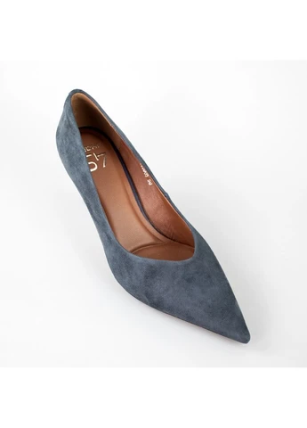 4S Shoes Туфли Женские Однотонные Синие Элегантные Seli синий з, — демисезон (395637573)