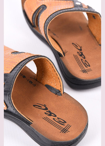 Шлепки детские для мальчика светло-коричневого цвета Let's Shop (307252904)