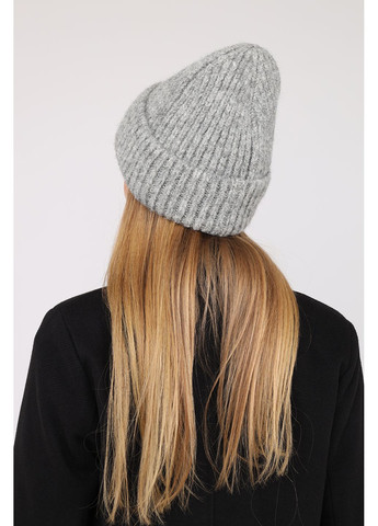 Шапка жіноча колір сірий ЦБ-00280595 Yuki (362895769)