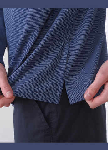 Синяя футболка-поло мужское для мужчин Ragman