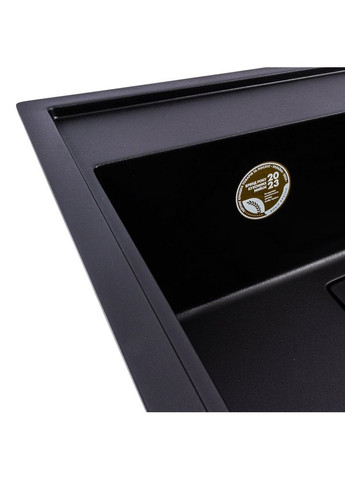 Гранитная мойка SHERLIT 6050 матовая Черная Valeso (358059287)