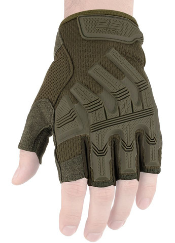 Рукавиці тактичні безпалі зелені (-TACTGLOSUM-XL-OG) 2E (360418696)