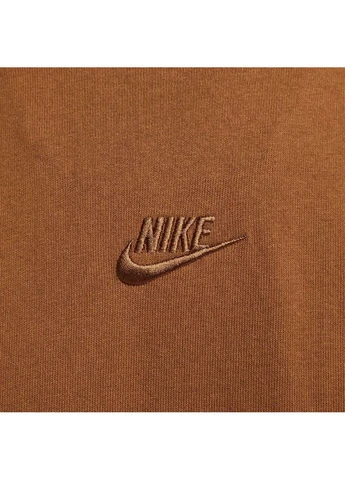 Коричневая футболка sw premium essential brown do7392-281 Nike
