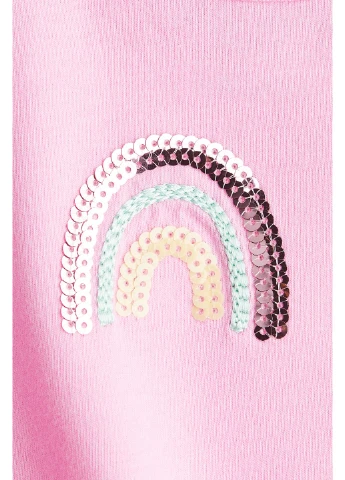 Розовая футболка H&M