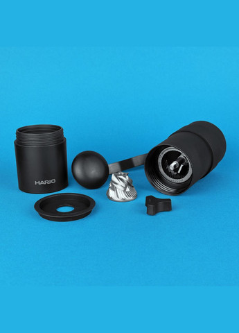Кофемолка ручная Mini Black Pro с металлическими жерновами Hario (316650927)