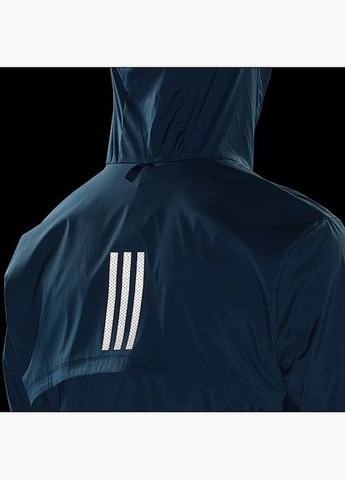 Синяя мужская спортивная ветровка adidas marathon running jacket