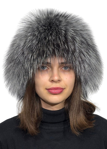 Женская меховая шапка из чернобурки Меховой Стиль Парик (199175465)
