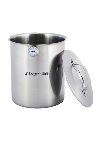 Шинкарня шинковар прес для приготування домашньої шинки із нержавіючої сталі з термометром 2.5 л KM-6513 Kamille (341724437)