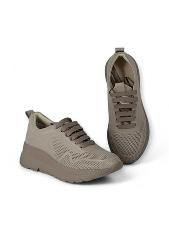 Кроссовки женские 21913(413) AVK бежевые (361048921)