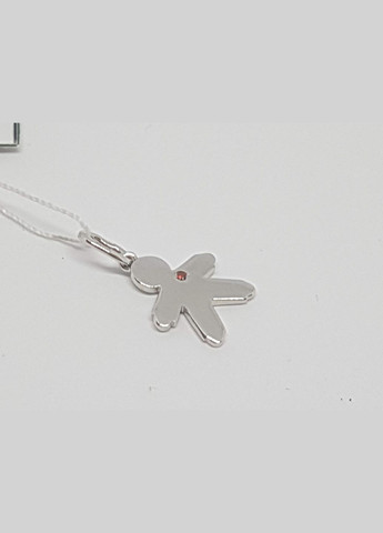 Срібна підвіска Хлопчик з фіанітами. 500204-КРКОЛГР Харківська ювелірна фабрика (299153330)