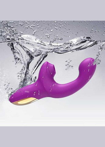 Вибратор - вуманайзер 2 в 1 для клитора и точки G, LIVMAN - Фиолетовый No Brand (370612122)