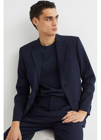 Піджак,темно-синій, H&M (368151034)