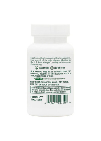 Вітаміни та мінерали Biotin and Folate, 30 таблеток Natures Plus (315873015)