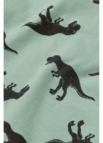 Зелена літня футболка H&M