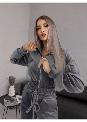 Женский велюровый костюм Fashion (375282723)