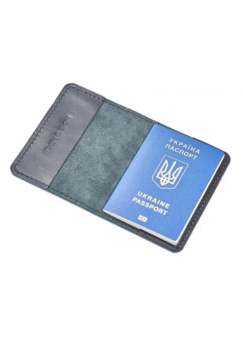 Шкіряна обкладинка для паспорта чорна Skin and Skin (285260688)
