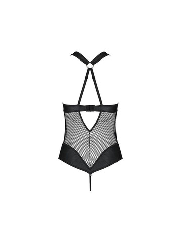 Сетчатый боди с халтером Amanda Body black - CherryLove Passion чёрный полиэстер, полиуретан