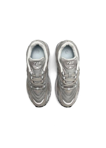 Сірі осінні кросівки жіночі, вьетнам New Balance 725 Gray Suede White