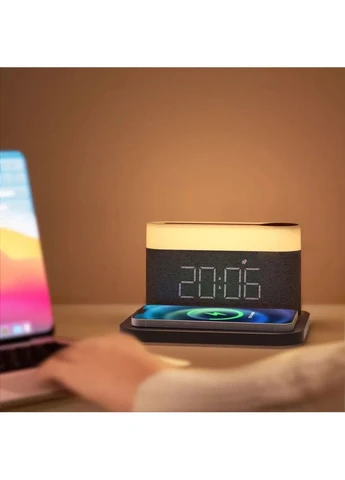Ночник с Беспроводной Зарядкой Day & Night 15W для Android/Samsung/Apple/iPhone Proove (375218435)
